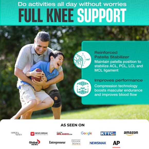 Modvel ELITE Knee Brace With Side Stabilizers & Patella Gel Pads - Picture 6 of 11